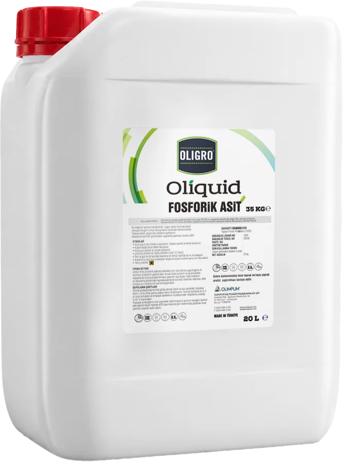 Oliquid Fosforik Asit %85 20 L bidon