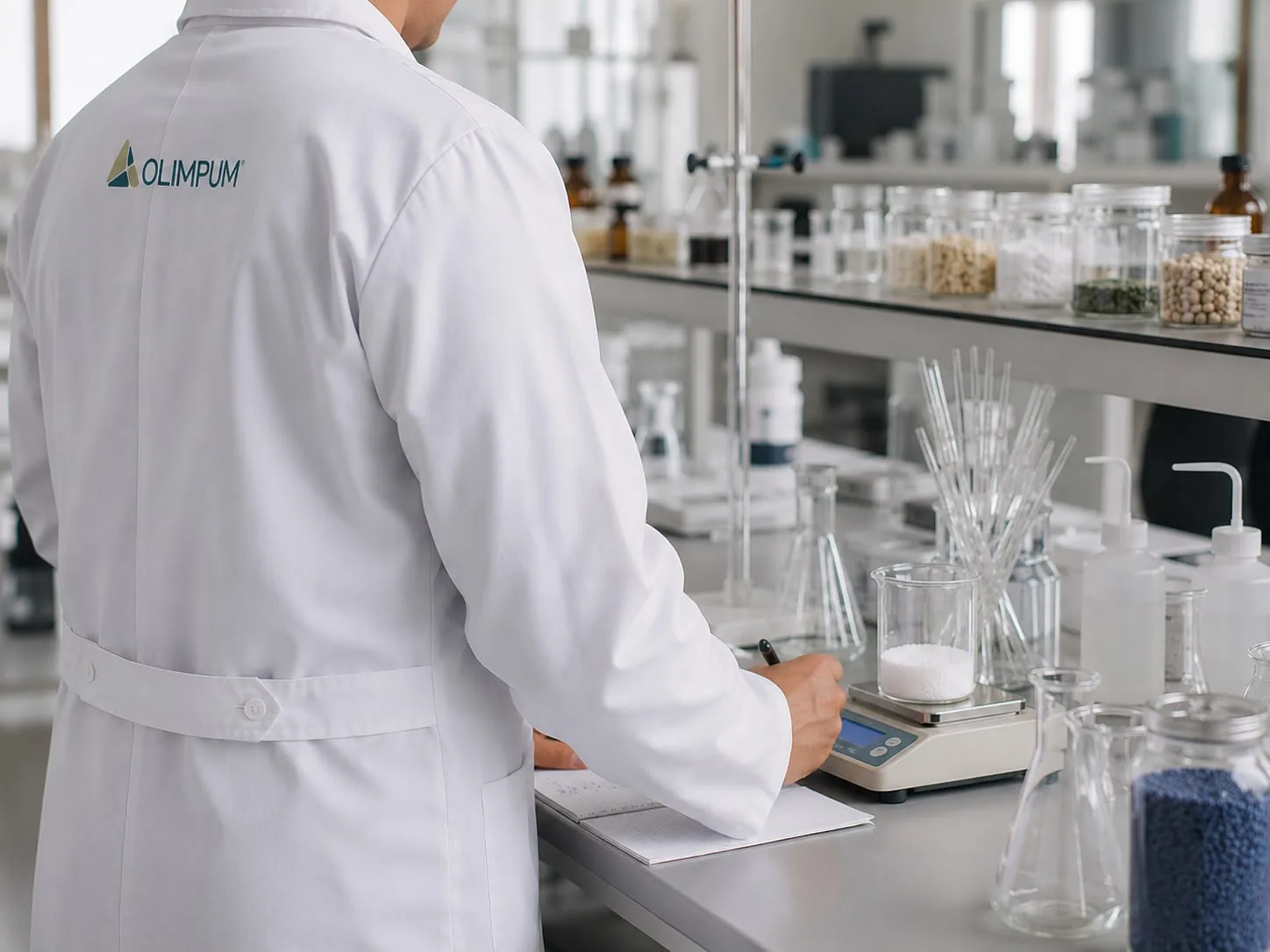 Olimpum laboratuvarında formül testi